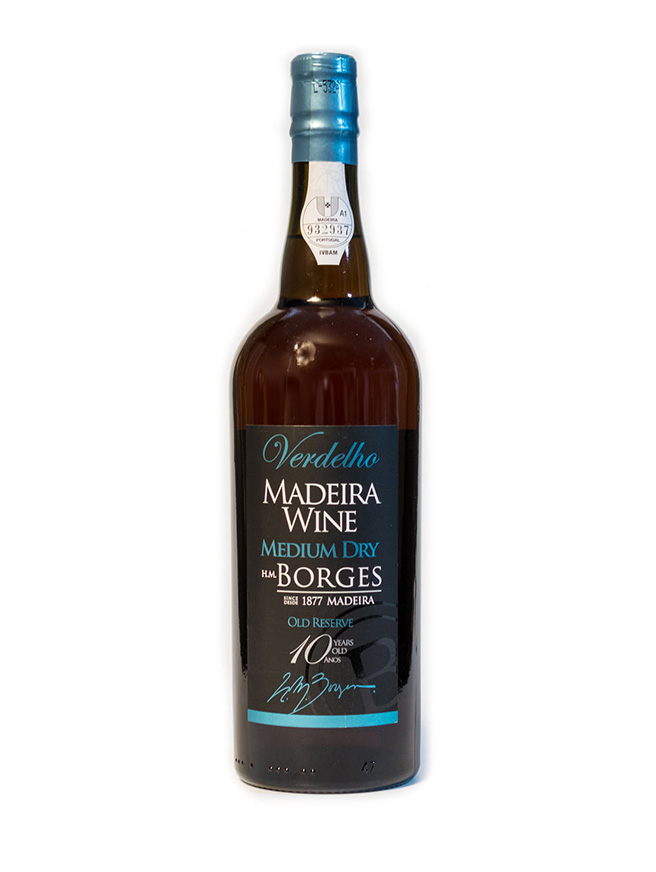 H M Borges Verdelho 10 Anos Madeira