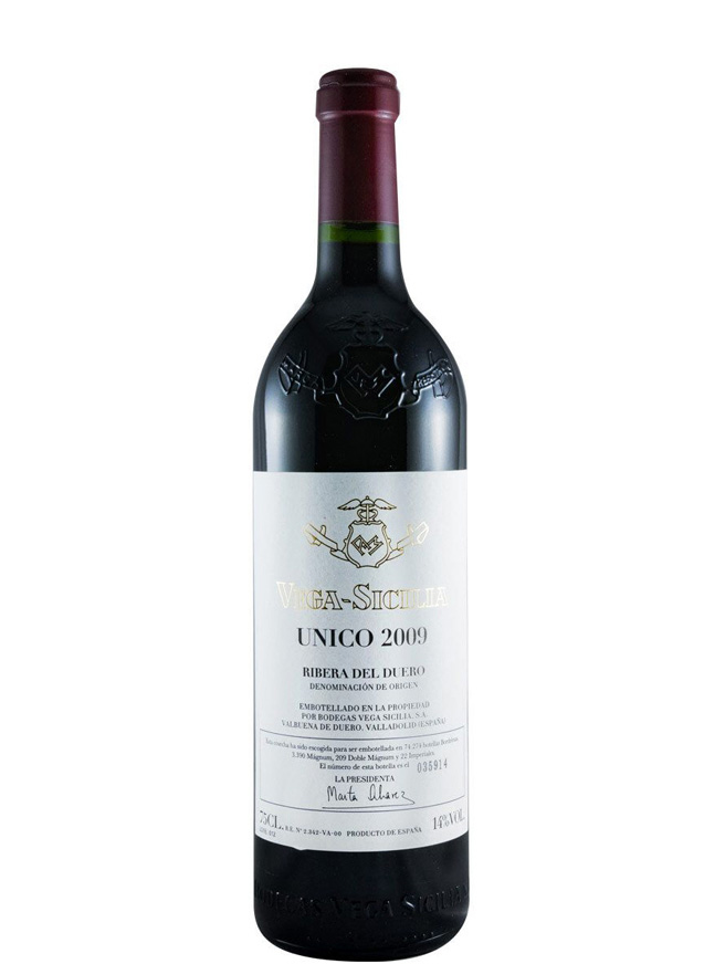 Vega Sicilia Único Tinto 2009