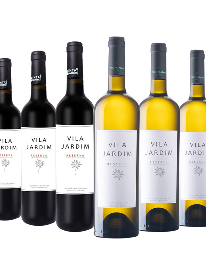 Vila Jardim Reserva-3 Branco + 3 Tinto