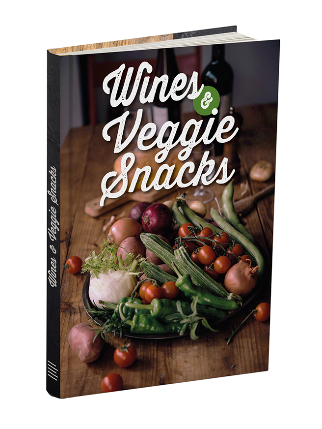 Book Wine and Veggie Snacks