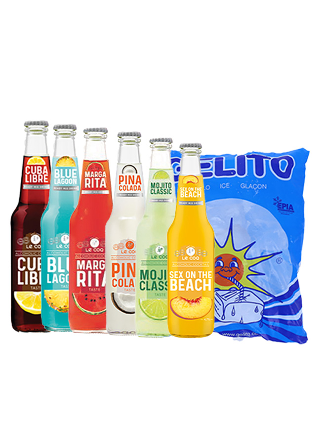 Pack 6 Cocktails Le Coq + Gelo