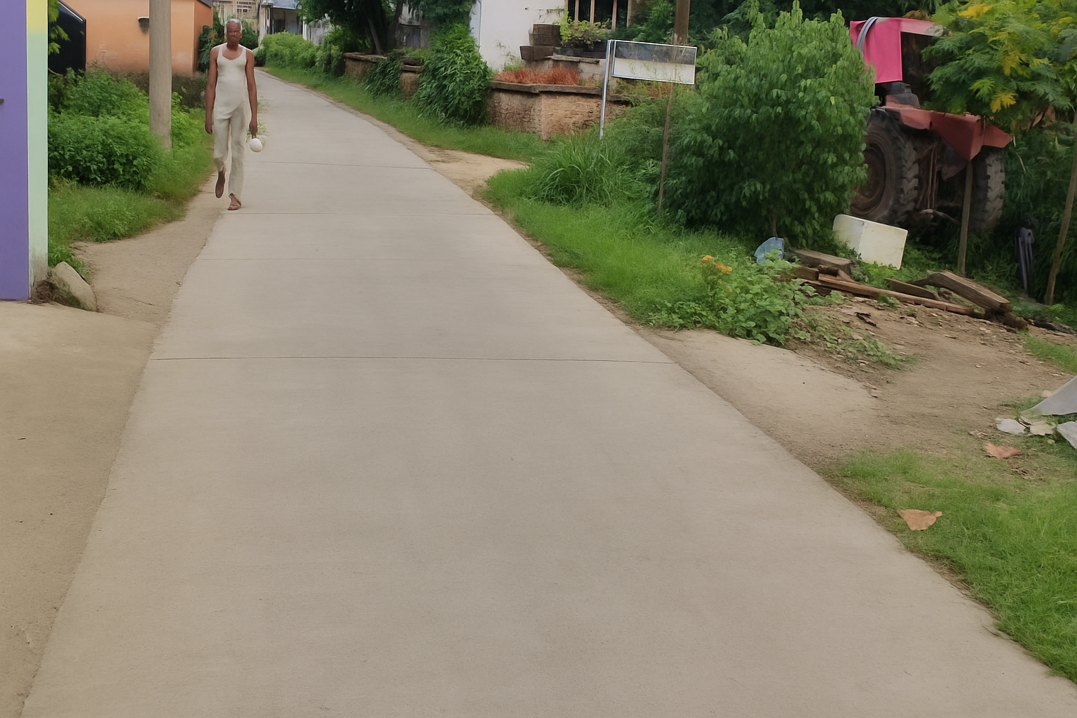 सड़क मरम्मत और नाली सफाई