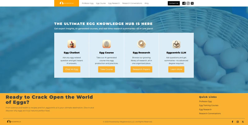 Eggcentric.ai: Building a Custom AI Platform for a Global Food Industry Brand