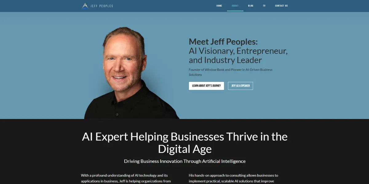 jeffpeoples.net to jeffpeoples.ai: An AI Transformation That Recovered 24+ Hours a Week