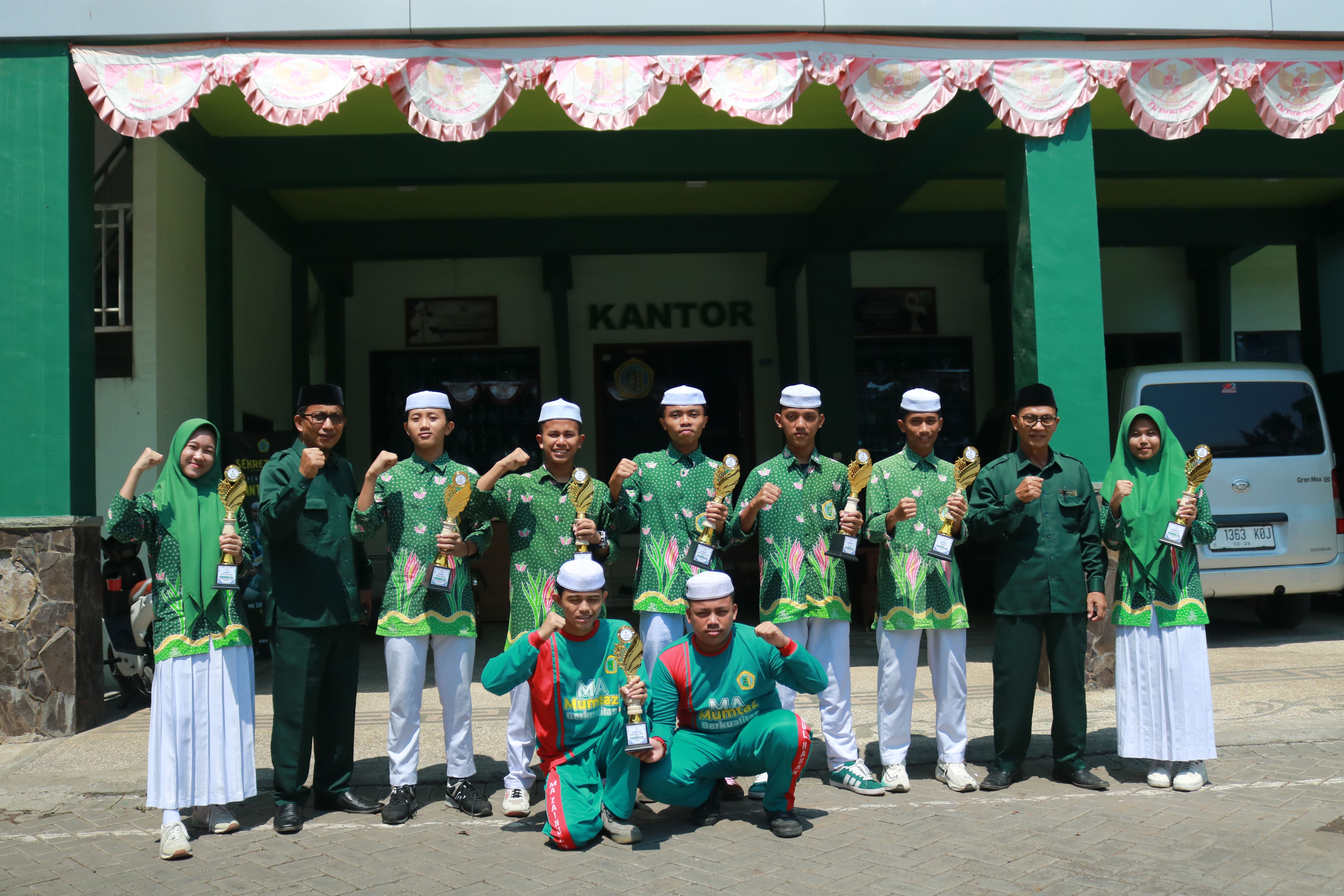 MA ZAHA 1 Genggong Borong 8 Piala di PORSENI Kabupaten Probolinggo 2025