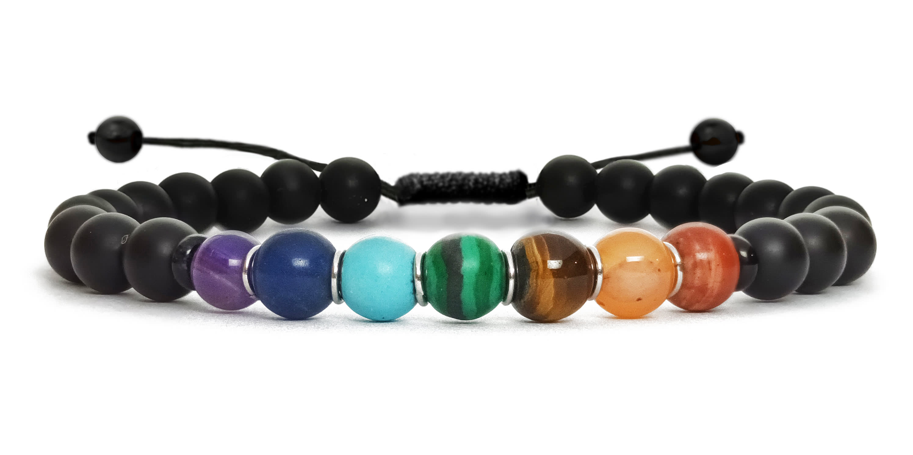 Pulsera con hilo de neopreno ajustable –
nudos corredizos – NEO MEN