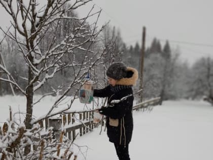 АКЦИЯ «ПОДКОРМИ ПТИЦ ЗИМОЙ». Уколицкий СДК.