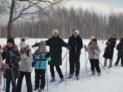 Лыжный поход, посвящённый Году педагога и наставника