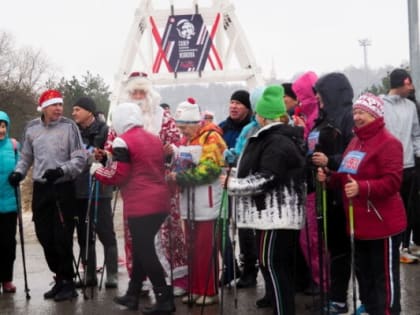 В Калуге 1 января горожане пробежали новогодние 2023 метра