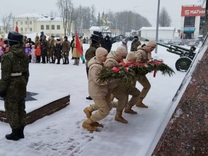 В Медыни почти память освободителей от фашистов