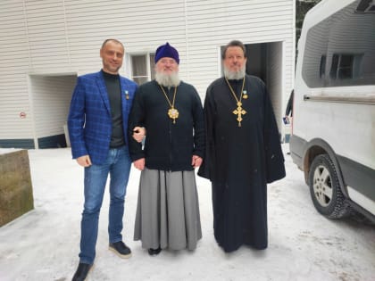 Архиерейское богослужение в храме преподобного Сергия Радонежского города Людиново