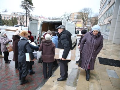 В Калуге собрали гуманитарную помощь