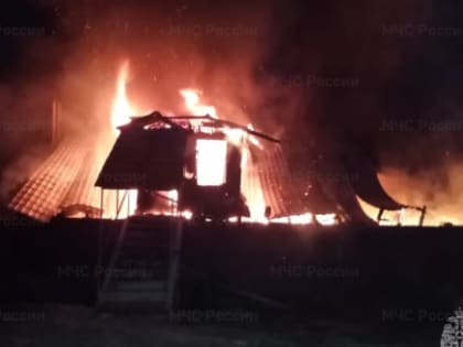 В жилом доме Калужской области вспыхнул пожар 