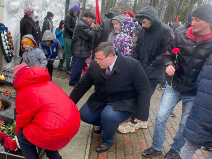 Калужские молодогвардейцы почтили память калужских героев.