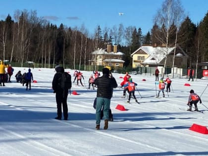 В Обнинске прошли соревнования по лыжным гонкам