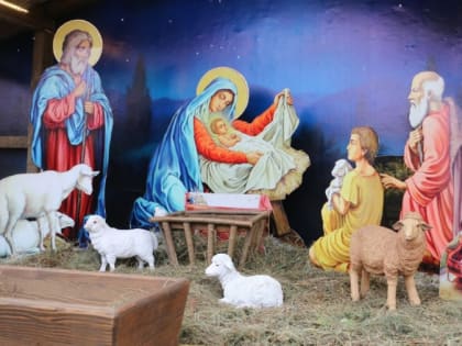 В Обнинске открыли первый рождественский вертеп