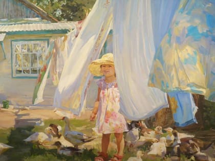 Культурный код русского человека в картинах Виктории Харченко представили в Калуге