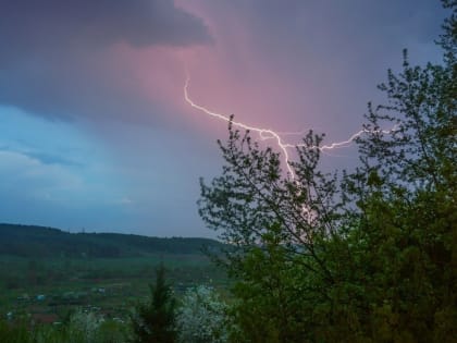 МЧС: На Калужскую область идут ливни и грозы