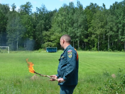 В Козельском районе прошла военно-спортивная игра «Патриот»