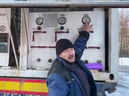 В Обнинске заработал передвижной газозаправщик муниципальных автобусов
