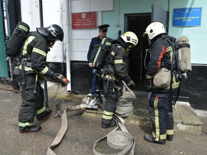 В КП-6  совместно с МЧС России по Калужской области прошли пожарно-тактические учения