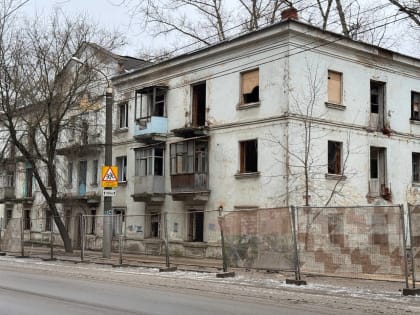Снос аварийного дома 14 на улице Глаголева