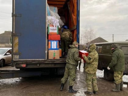 Очередная партия помощи доставлена на передовую из Калужской области