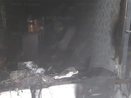 Пожар произошел в магазине на Правобережье Калуги