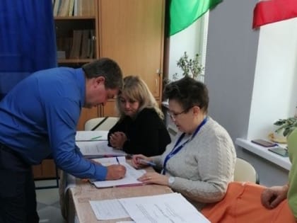 Явка в первый день голосования в двух калужских районах составил 40%