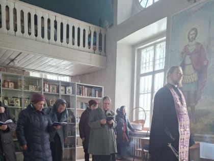 23 марта в Благовещенском храме города Козельска совершили панихиду по погибшим в Красногорске