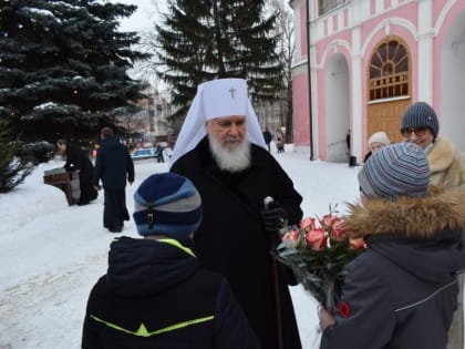 У стен Свято-Георгиевского собора состоялось открытие "Рождественского вертепа"