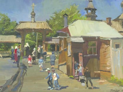 Выставка к 50-летию боровского художника Антона Гольдина открылась в Калуге