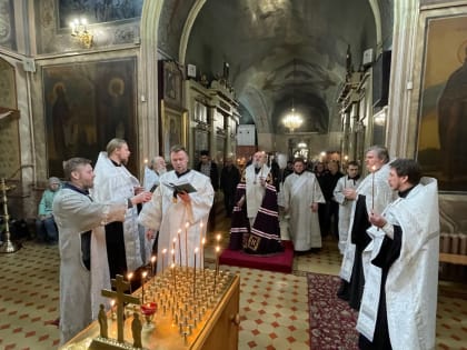 Епископ Никита почтил память архиепископа Георгия (Грязнова)