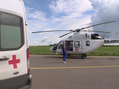 Медики региона сделали более 90 вылетов с помощью санитарной авиации