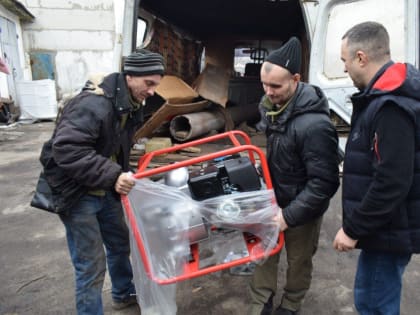 В Первомайск из Калужской области доставлена мотопомпа