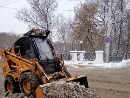 Вывоз снега с улиц Калуги продолжится в выходные