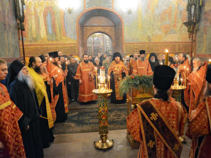 В Пафнутиевом монастыре отметили именины схиархимандрита Власия