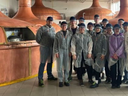 Экскурсия студентов на заводе «АБ ИнБев Эфес»
