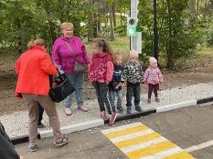 В Городском парке заработал светофор