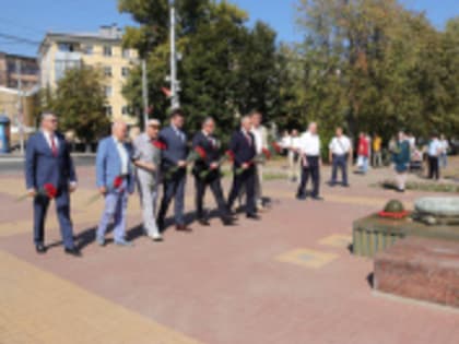 Празднование в Калуге в честь Дня Победы