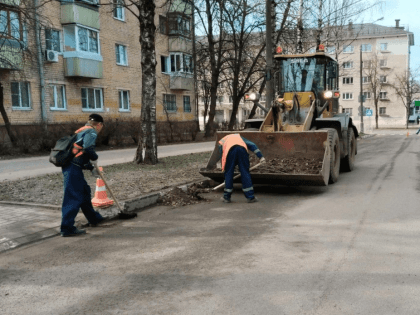 130 кубометров мусора и листвы убрали рабочие в Обнинске