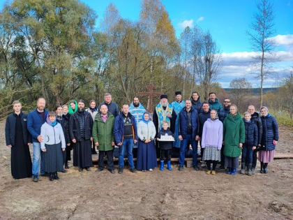 Начинается строительство храма в честь иконы Божией Матери «Достойно есть»