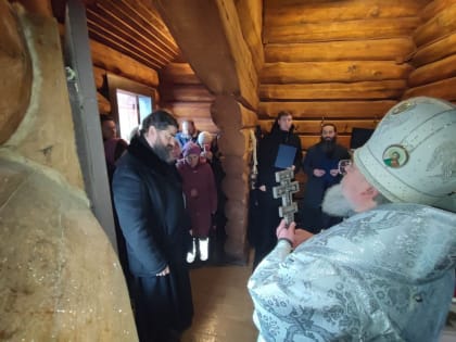 В селе Губино освящена часовня-купель в честь Собора святых в Оптиной пустыни просиявших