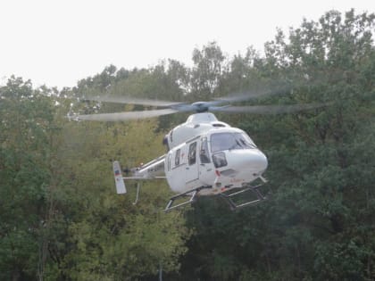 Калужская санавиация доставила пострадавшую девушку в Москву на лечение