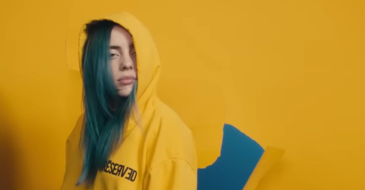 Screenshot from “bad guy,” Darkroom and Interscope. Screenshot from “bad guy,” Darkroom and Interscope.
