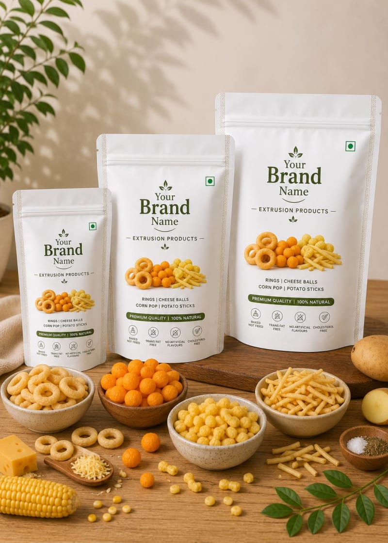 Baked extruded snacks manufacturer