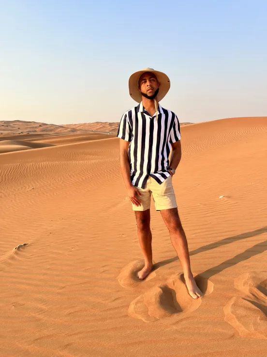 Shane Clarke In Desert