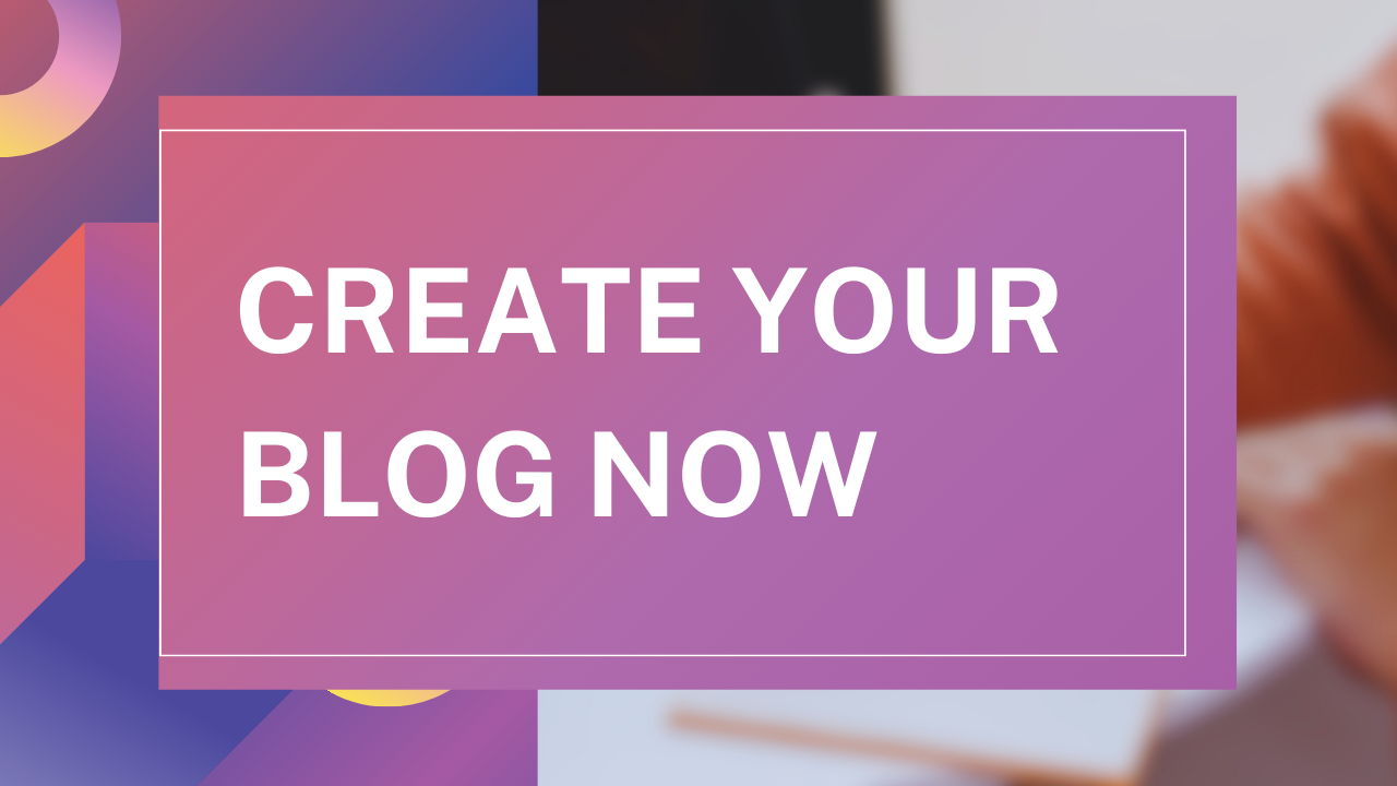 Create a blog banner