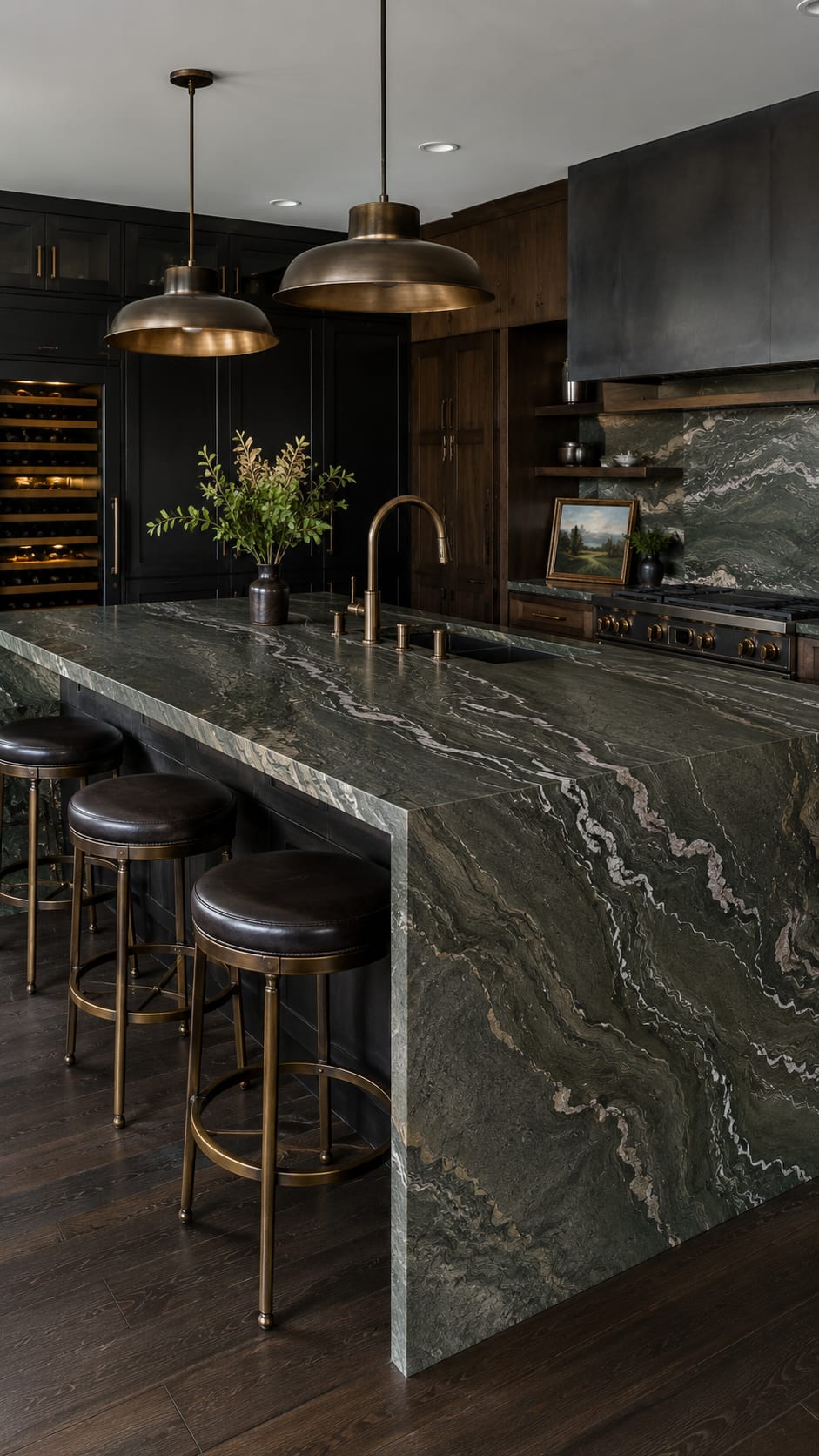 Verde Cipollino Extra — render — full slab
