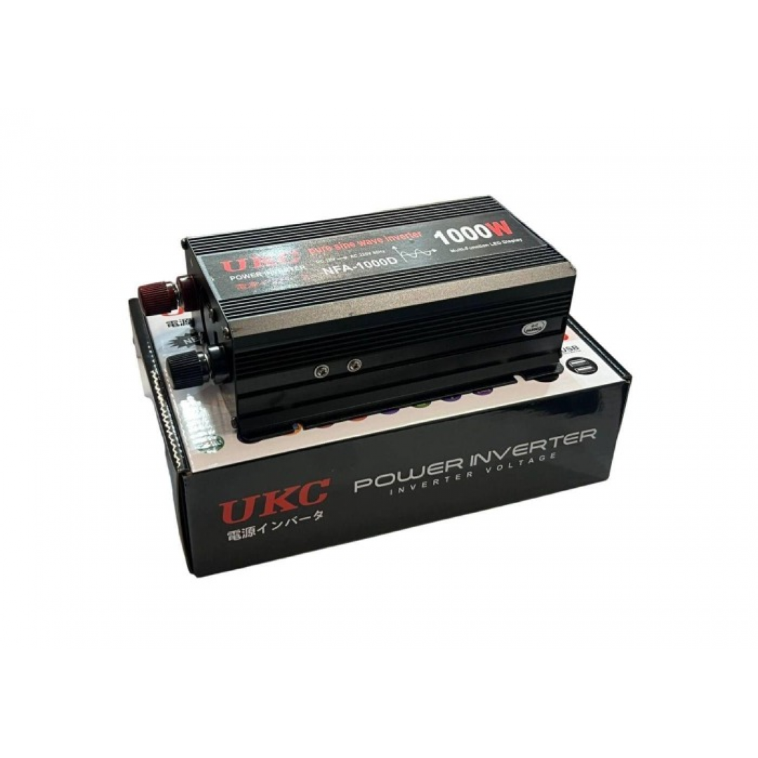 Інвертор із чистим синусом NFA-1000, 12V–220V, 1000 W — 2